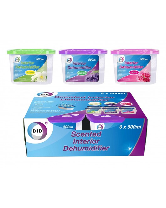 6pc 500ml Scented Interior Dehumidifiers