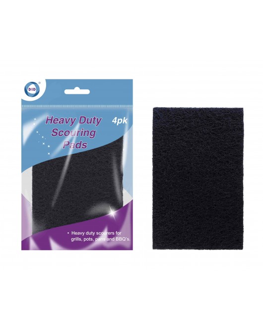 4pc Heavy Duty Scouring Pads