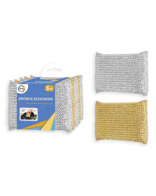 5pc Sponge Scourers