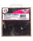 104pc Wooden Letters