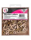 104pc Wooden Letters