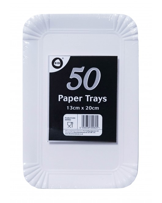 50pc 13cm x 20cm Paper Trays