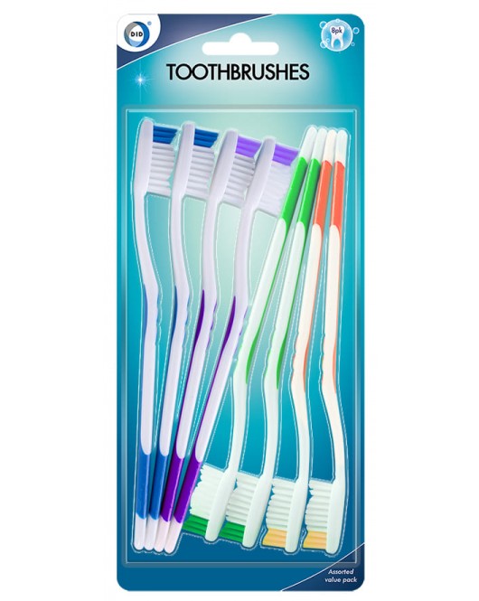 8pc Toothbrushes 