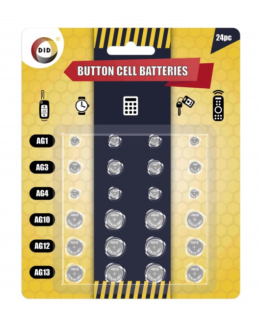 24pc Button Cell Batteries