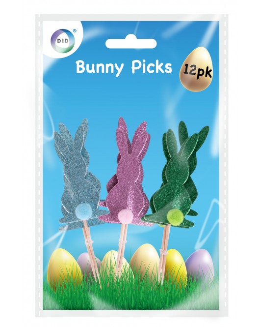 12pc Bunny Picks