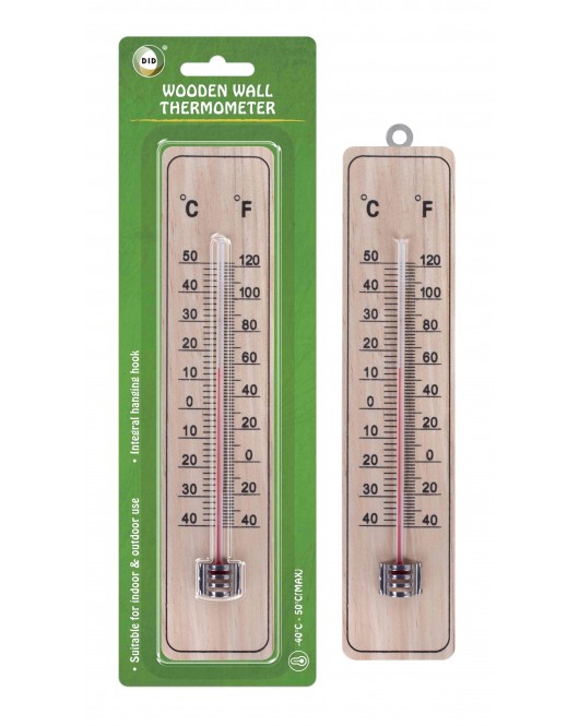 Wooden Wall Thermometer