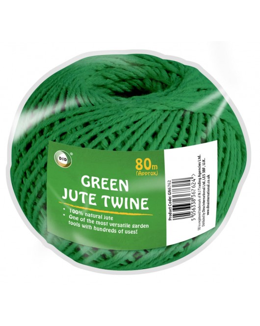 80m Green Jute Twine