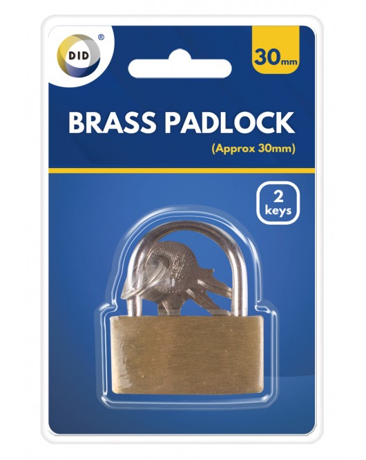 30mm Brass Padlock