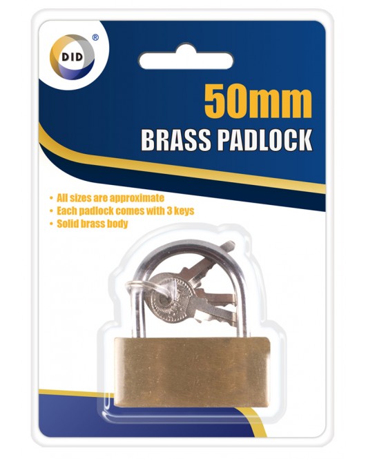 50mm Brass Padlock