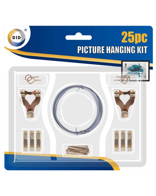 25pc Picture Hanging Kit