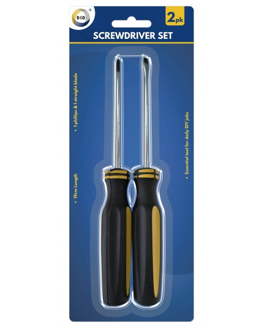 2pc Screwdriver Set