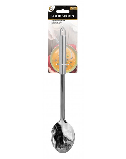 Stainless Steel Solid Spoon