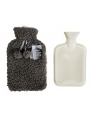 2Litre Hot Water Bottle & Soft Teddy Plush Cover