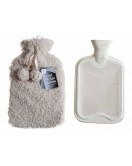 2Litre Hot Water Bottle & Soft Teddy Plush Cover