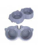 27cm 200ml Double Plastic Pet Bowl