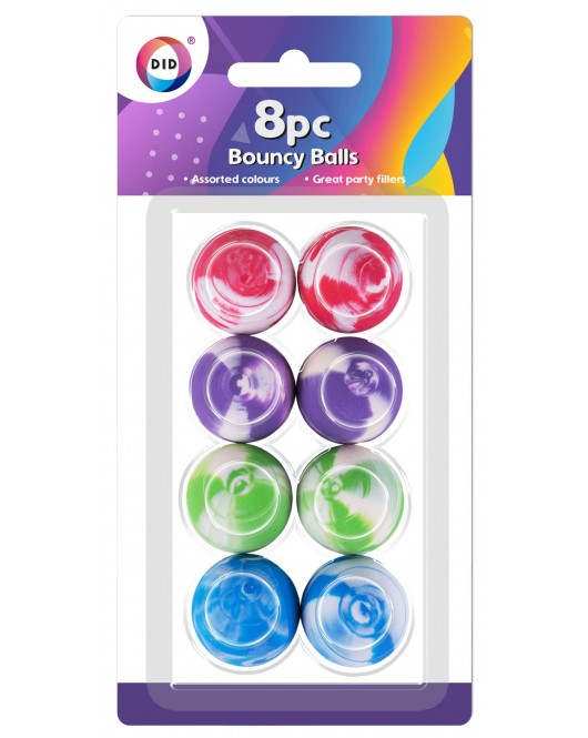 8pc Bouncy Balls