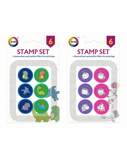 6pc Stamp Set