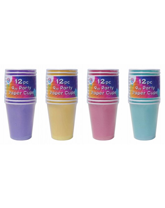 12pc 9oz Party Paper Cups