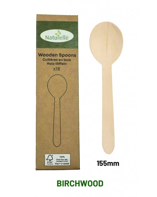 18pc Wooden Spoons