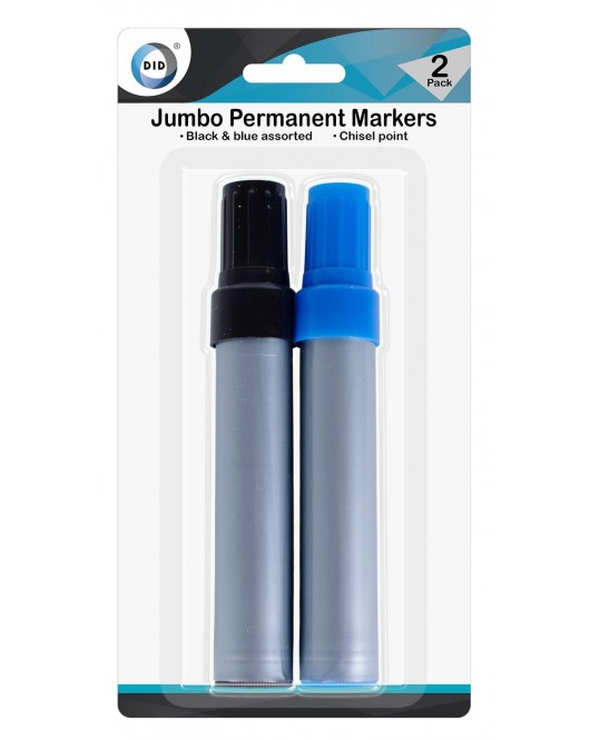 2pc Jumbo Permanent Markers