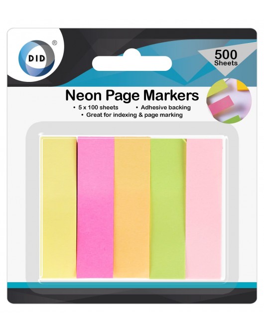 500 Neon Page Markers