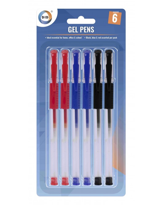 6pc Gel Pens