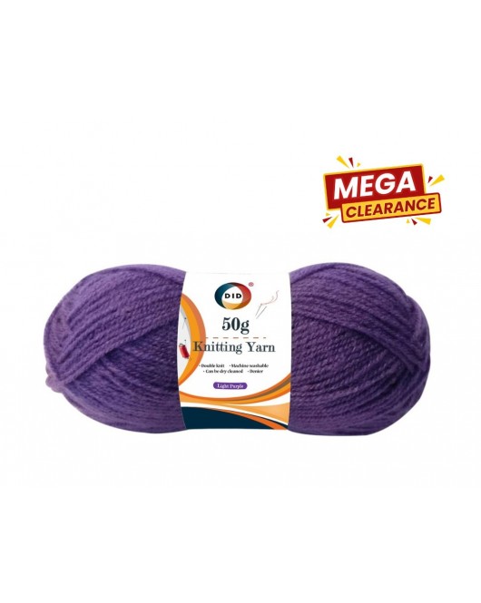 50g Knitting Yarn-Light Purple