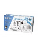 100pc x-Large Powder Free Blue Nitrile Gloves