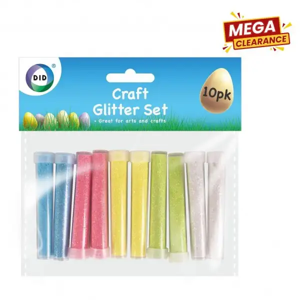 10pc Craft Glitter Set