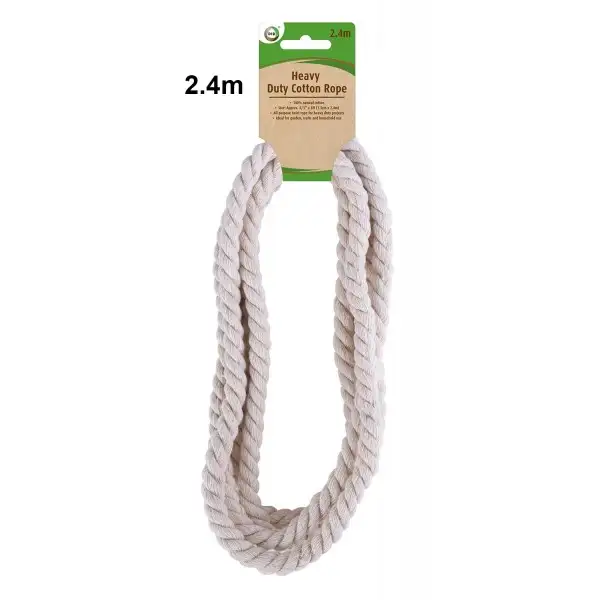 2.4m Heavy Duty Cotton Rope