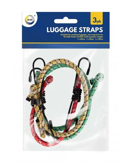 3pc Luggage Straps